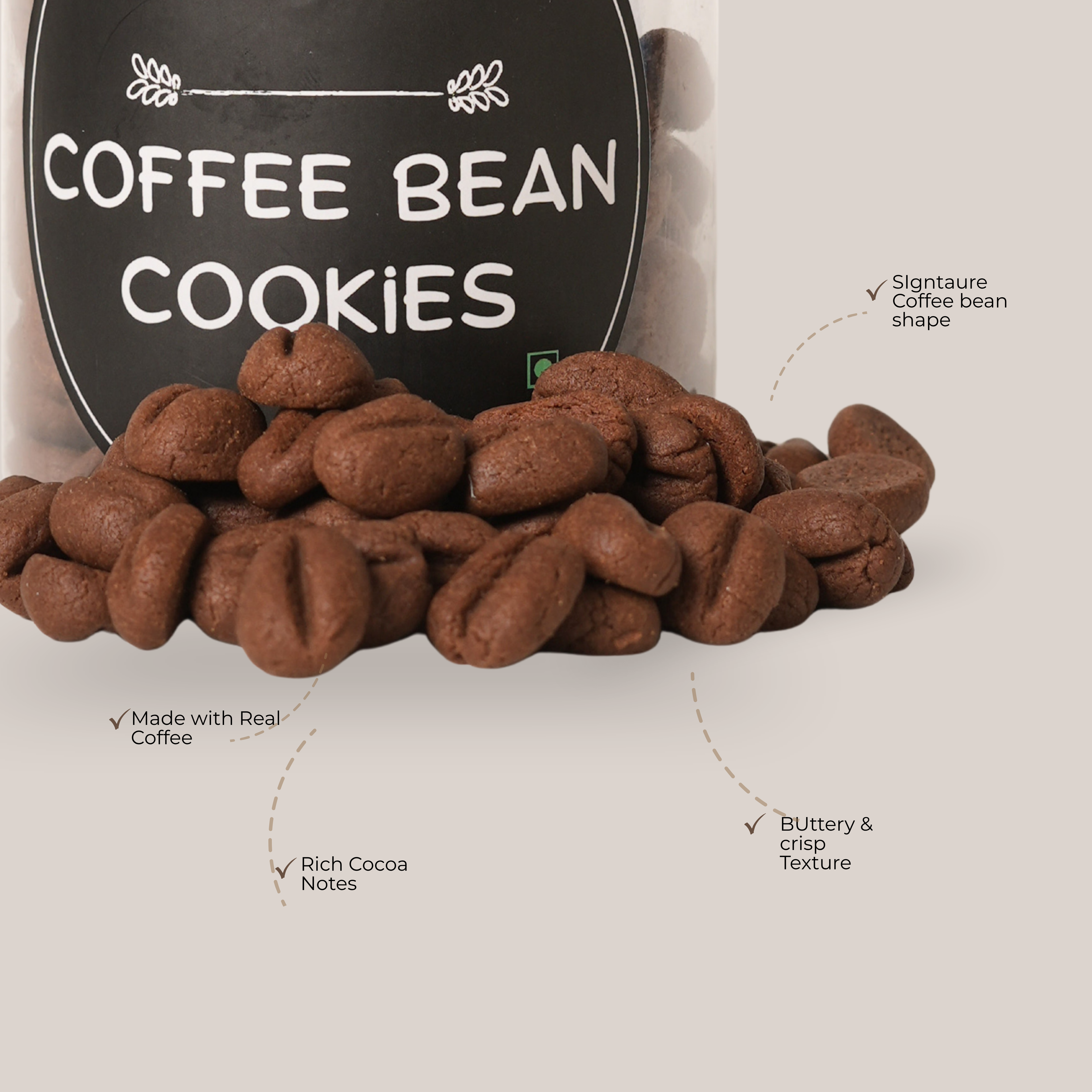 Coffee Bean Cookies
