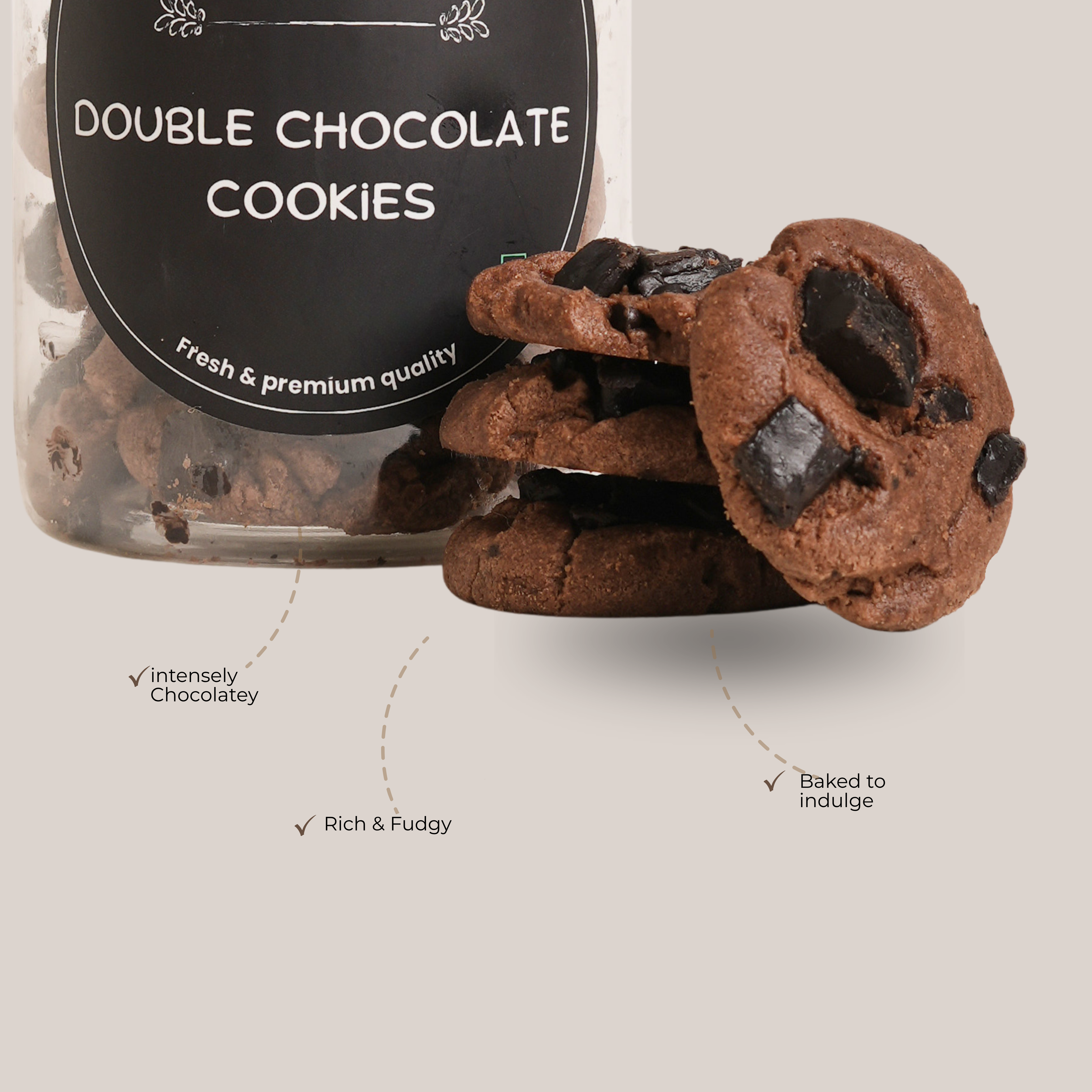 Double Chocolate Cookies